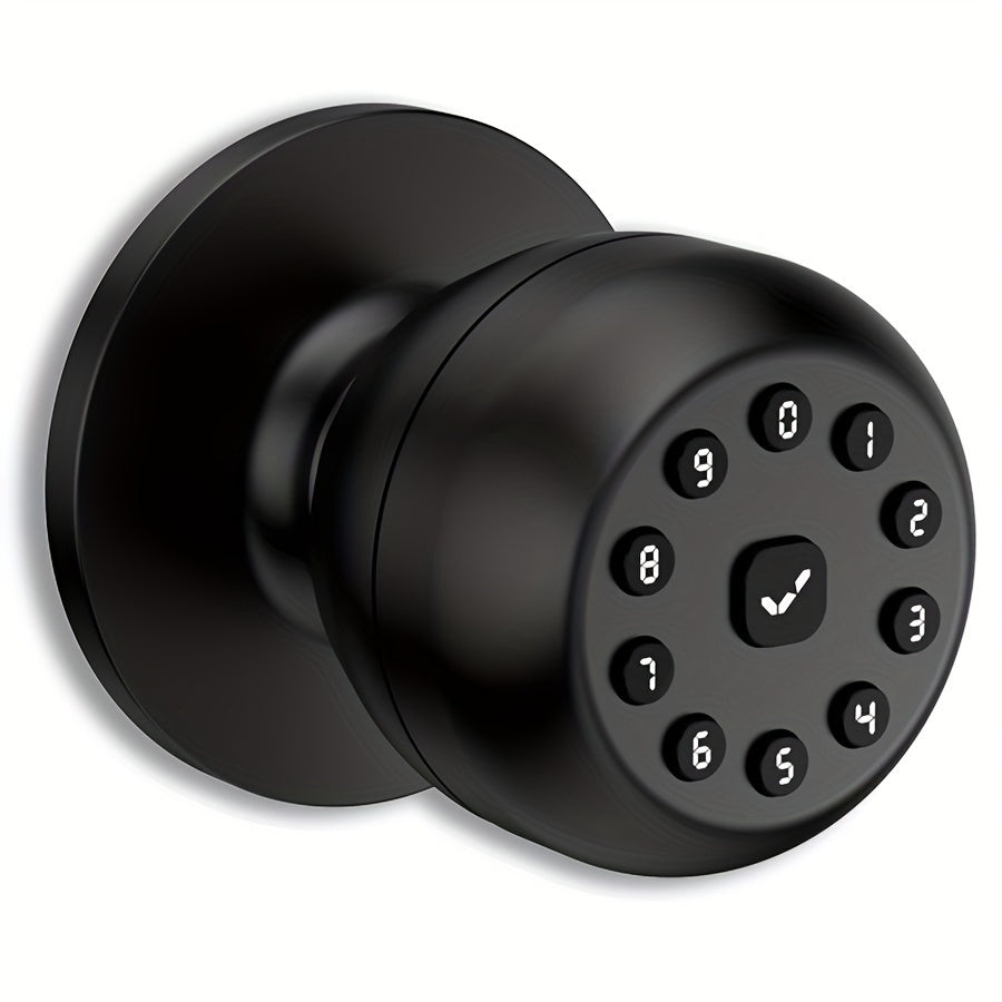 Smart keyless door lock with numeric keypad