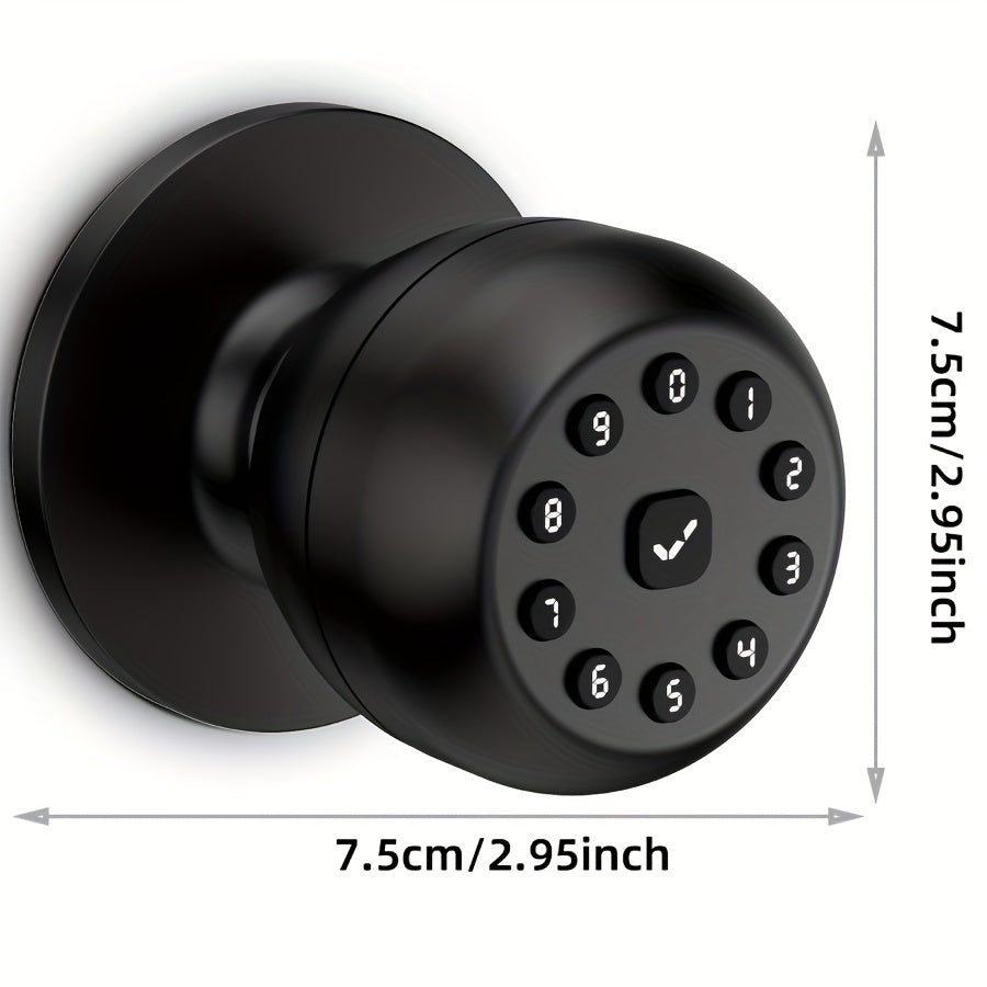 Smart keyless door lock with numeric keypad