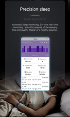 Blue smart fitness band