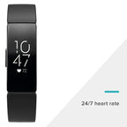 Black smart health and fitness band