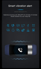 Blue smart fitness band