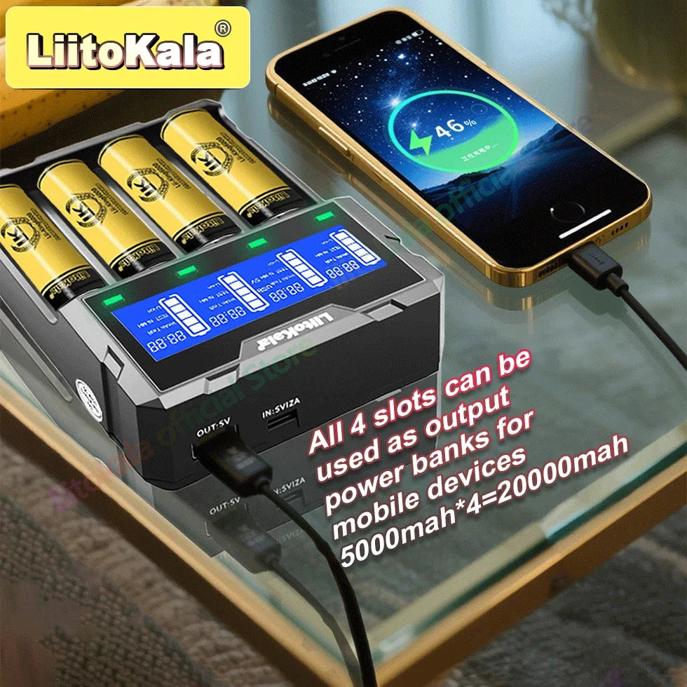 LiitoKala Lii-K4 Smart Charger-3