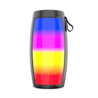 Enceinte à éclairage LED et basses puissantes, noire