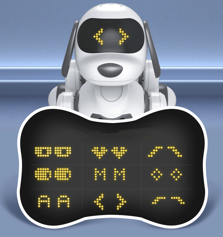 Smart remote-controlled robotic puppy