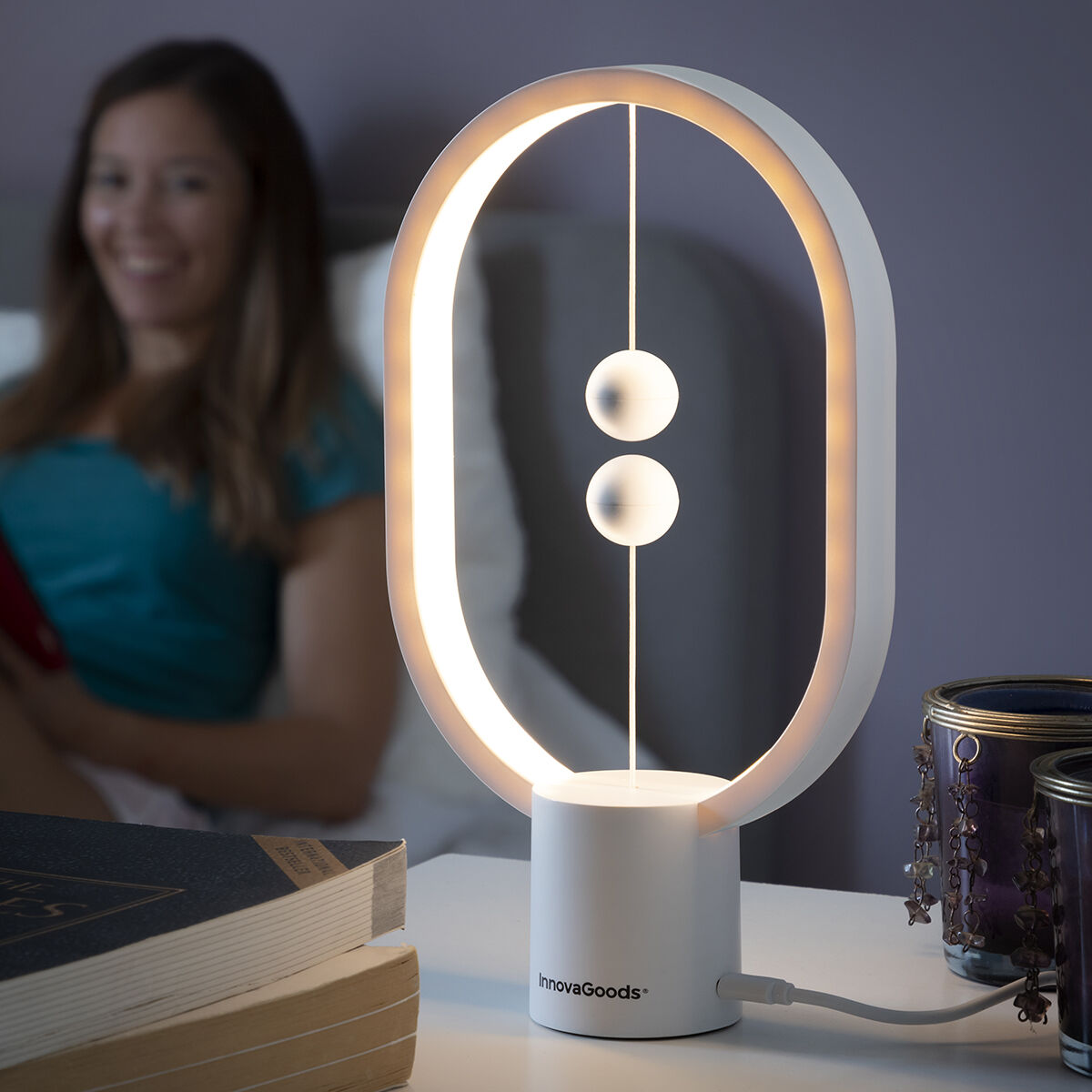 Lampe en équilibre à interrupteur magnétique Magilum InnovaGoods