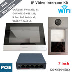 Hikvision DS-KIS604-S(C) Wi-Fi IP video intercom kit with 7-inch monitor