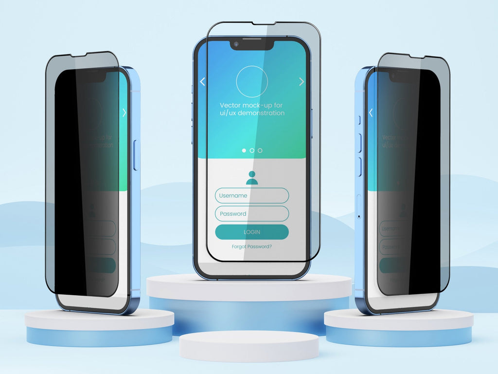 Techancy KV1600 privacy screen protector for iPhone 13 Pro Max