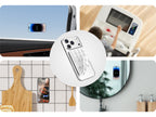 Support Techancy TZ6303 en silicone à ventouses pour téléphone et tablette, blanc