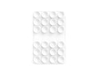 Support Techancy TZ6303 en silicone à ventouses pour téléphone et tablette, blanc