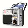 Multifunctional FM/AM/Bluetooth/solar portable radio