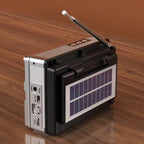 Multifunctional FM/AM/Bluetooth/solar portable radio