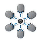 Wall-mounted smart music boxing machine